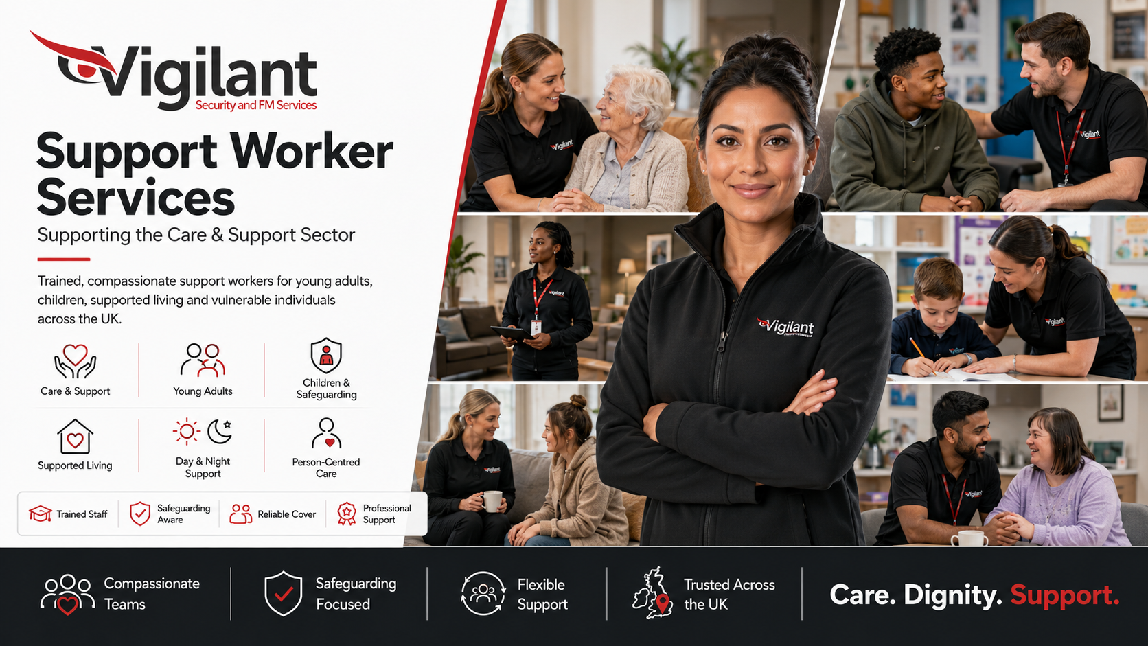 Vigilant Facilities Management — trained support workers across the care sector